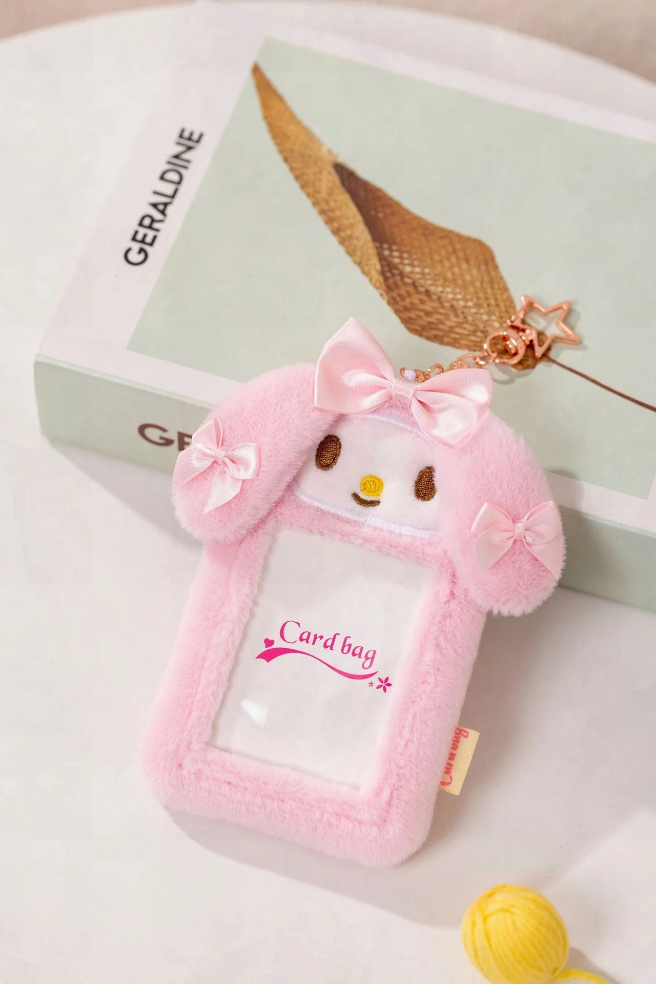 Kawaii Anime Sanrio Kuromi My Melody Cinnamoroll Plush Doll Card Case - Plushy Mart