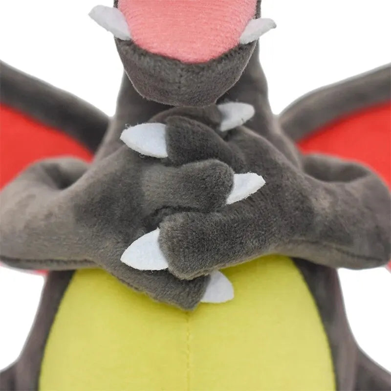 Shiny Charizard Plush Toy 9" Stuffed Doll, Collectible Cartoons for Boys Girls Gift,Gray