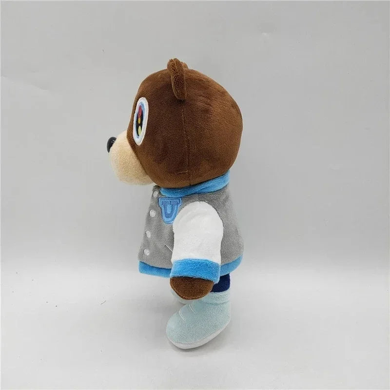 Cool Kanye Teddy Bear, Dropout Plush Toy, West Graduation, Soft Plush Room Decoration, Birthday Gift, New Arrivals, 26cm,