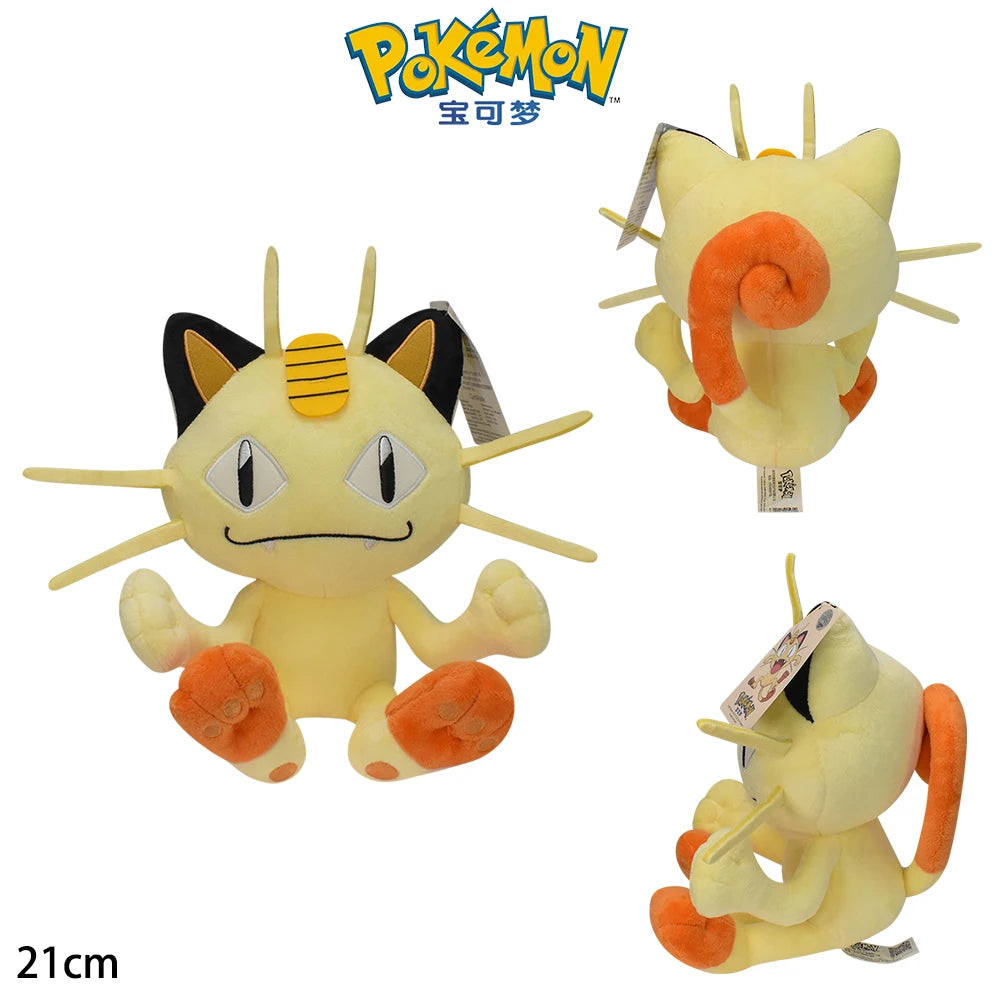 Pokemon Meowth Yamper Plush Toys Dedenne Emolga Anime Cartoon Soft Stuffed Dolls Cute Dog Cat Great Birthday Gift For Kids Girls