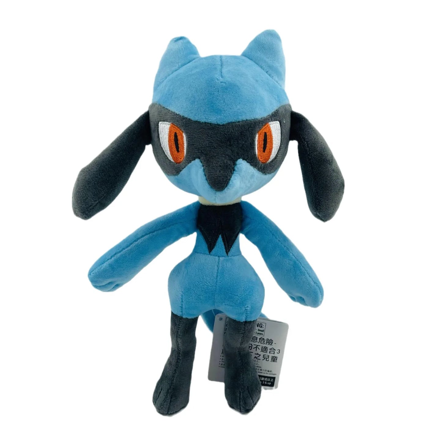 POKEMON 16cm Small Different Color Leo Road Flash Lucario Luca Yellow Pocket Monster Plush Toy Children's Plush Doll Festival Gi