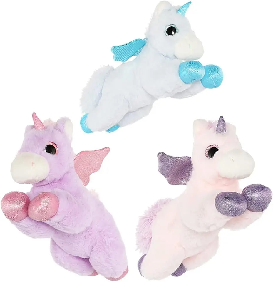 Unicorn Stuffed Animals 3 Piece Cute Unicorn Plush Toys Soft Gift for Kids Girlfriend,11.4inch