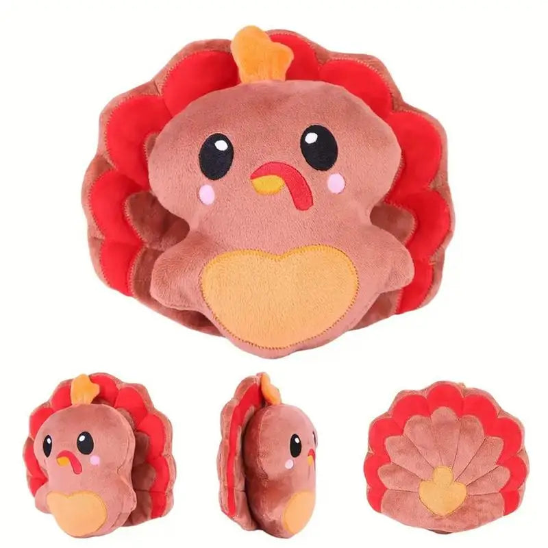 Turkey Plush Stuffed Doll Pillow Thanksgiving Decoration Stuffed Animal Toy Home Decor Plush Doll Cartoon Doll Plushies For Kids