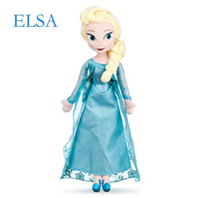 40 CM Frozen Anna Elsa Dolls Snow Queen Princess Anna Elsa Doll Toys Stuffed Frozen Plush Kids Toys Birthday Christmas Gift