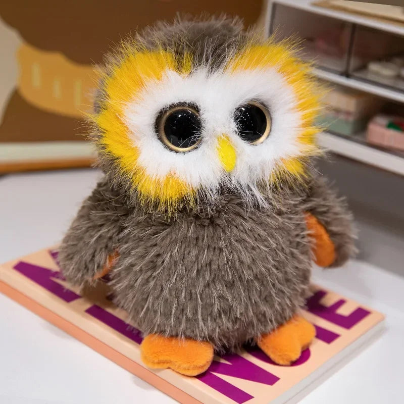 20/33CM Big Eyes Owl Plush Toys Cute Soft Stuffed Animal Doll Lifelike Sibley's Owels of North America Doll