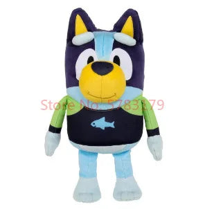 New A Family Of Bluey Talking Plush Bingo Dog Music Plush Toys Bluey Anime Figure Cute Animal Sing Dog Doll Kids Festival Gifts