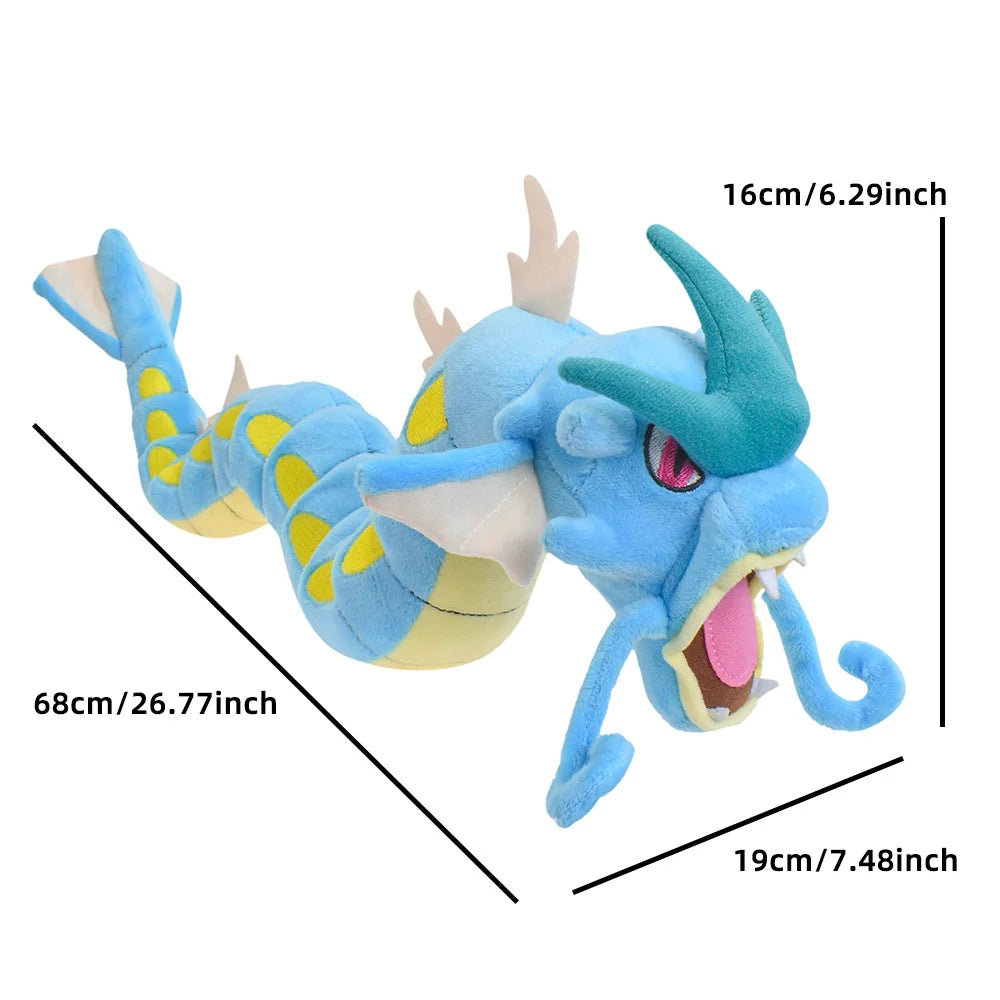 Shiny Gyarados Plush Toys Stuffed Animal Charizard Game for Collectible Gift,Soft Plushies Cartoon Character 23 Inch