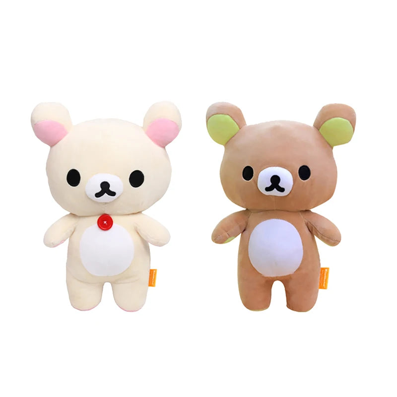 48cm Rilakkuma Plush Teddy Bear Plushies Lovely Animal Kuma Stuffed Doll Kawaii Room Deocr Toys Hobbies Festival Gift for Kids