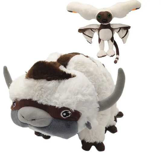 45cm Anime Avatar the Last Airbender Appa Plush Toys Avatar Appa Momo Plush Soft Stuffed Animals Toy Gifts for Children Kids