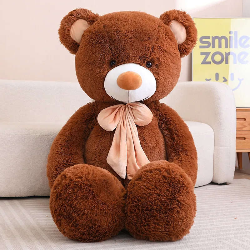 80/100cm Big Size Teddy Bear Plush Toy Stuffed Animals Dolls Kawaii Soft Pillow  Grilfriend Girl Birthday Valentines Day Gift