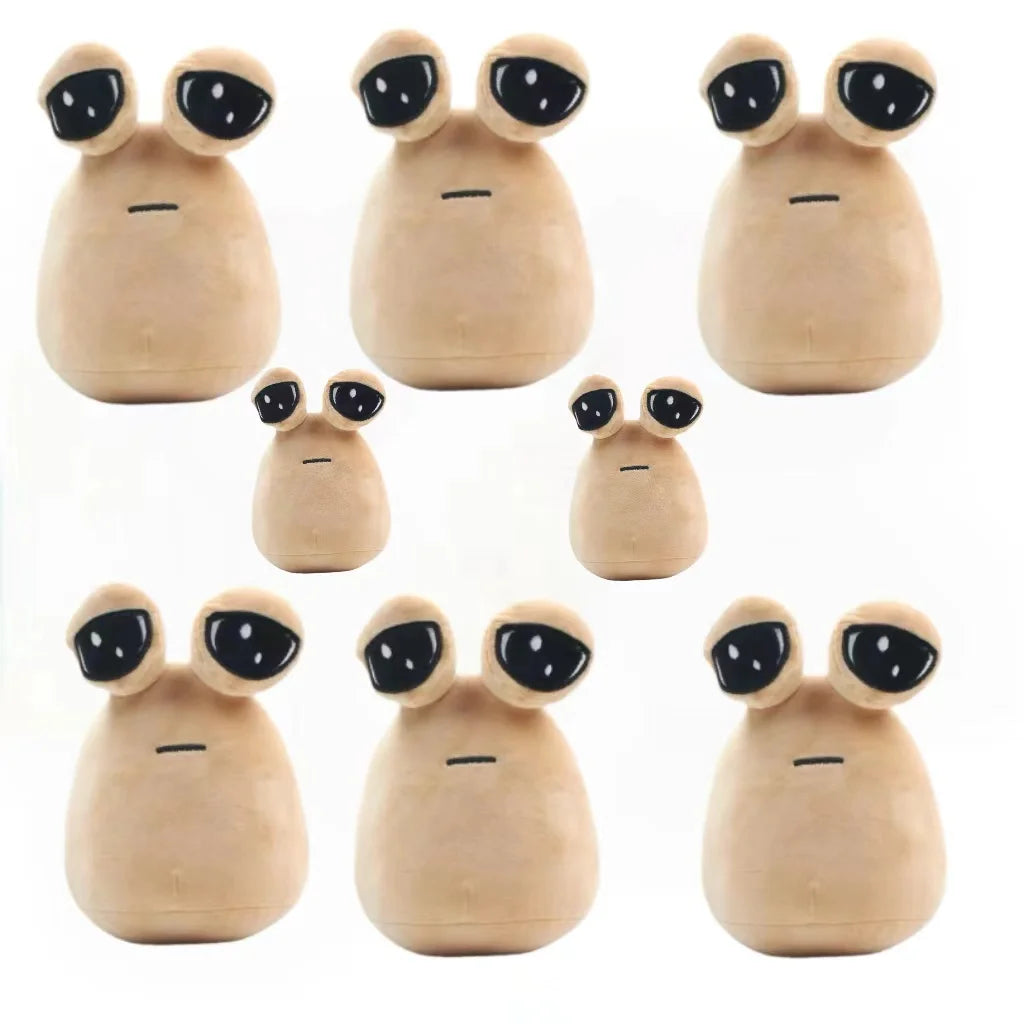 Hot Game My Pet Alien Pou Plush Toy Furdiburb Emotion Alien Plushie Stuffed Animal Pou Doll 22CM