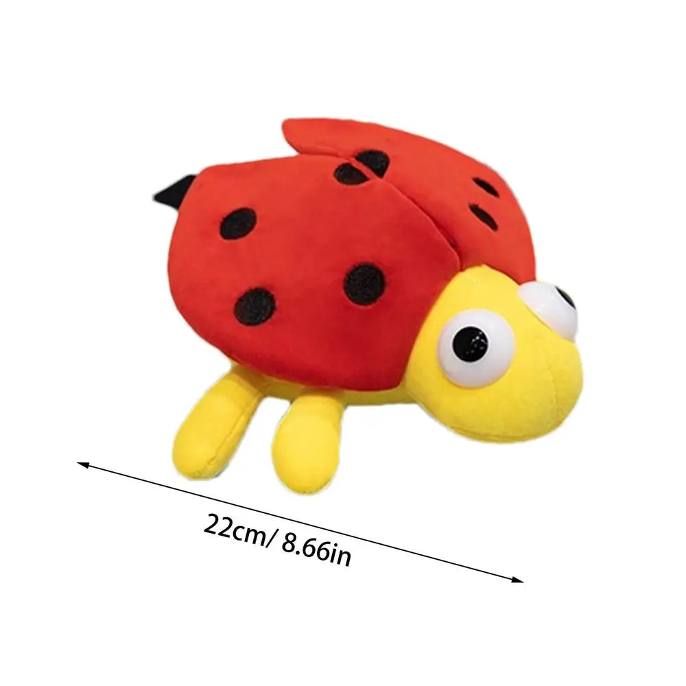 20CM Glowing Insect Plush Doll Cute Luminous Ladybug Firefly Bee Stuffed Animal Toys Creative Gifts