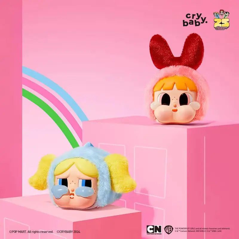 Popmart Crybaby Flying Girl Police Series Lucky Vinyl Face Plush Blind Box Cute Fashion Play Pendant Doll Child Halloween Gift