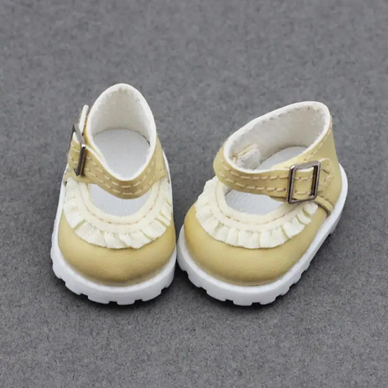 For LABUBU V1 V2 Leather Shoes Suitable for 17cm Cotton Dolls Shoes Boots Toys Casual Sports Shoes Dolls Accessories