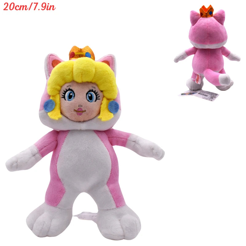 35 Styles Mario Luigi Dry Bones Plush Toys Kawaii Koopa Troopa Cat Princess Peach Rosalina Toadette Diddy Kong Peluche Doll Gift