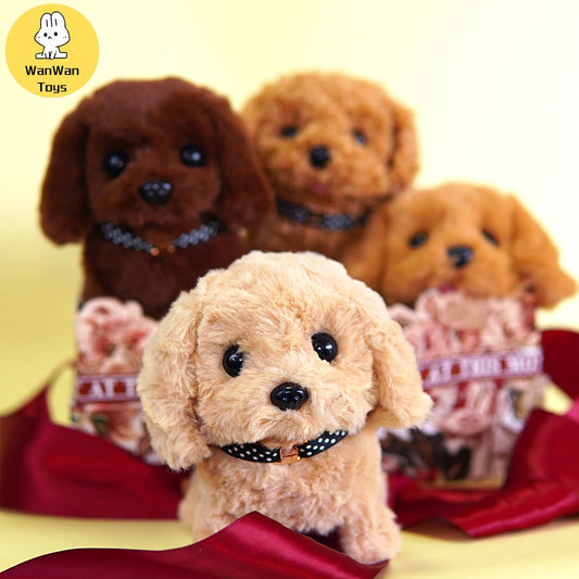 Electric plush toy pet puppy children men and women birthday holiday gifts cute teddy dog hot sale