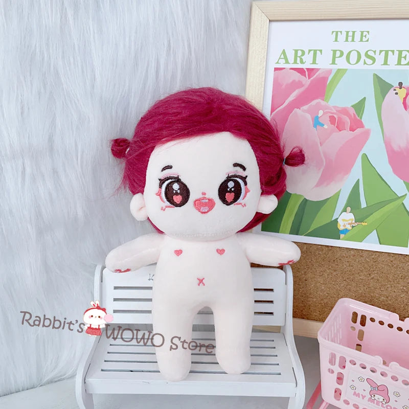 20cm IDol Doll Plush Star Dolls Cute Stuffed Dressing Figure Toys Cotton Doll Plushies Toys Fans Collection Gift Children Gifts