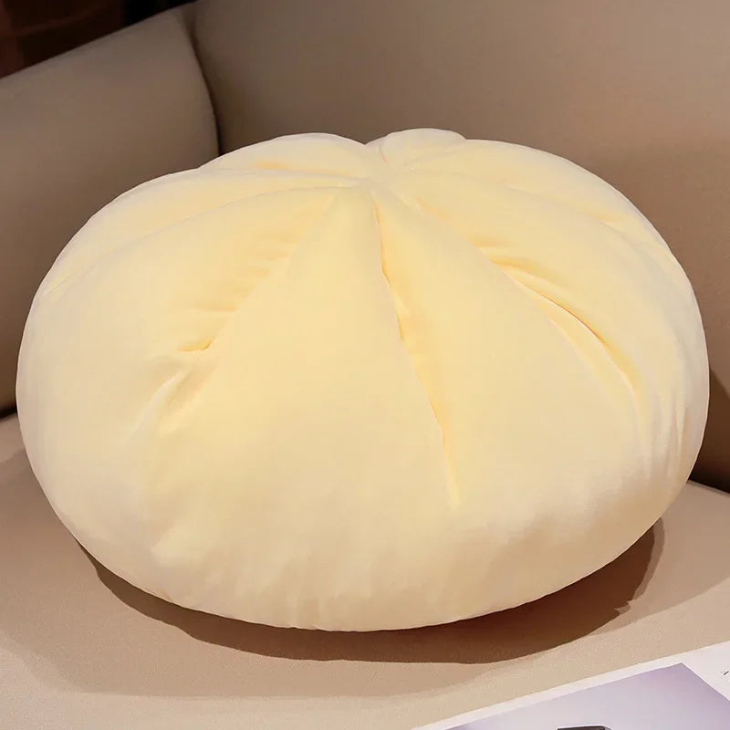 Creative Steamed Stuffed Bun Plush Pillow Cute Lazy Sofa Cushion Room Decoration Stuffed Toys Christmas Birthday Gift