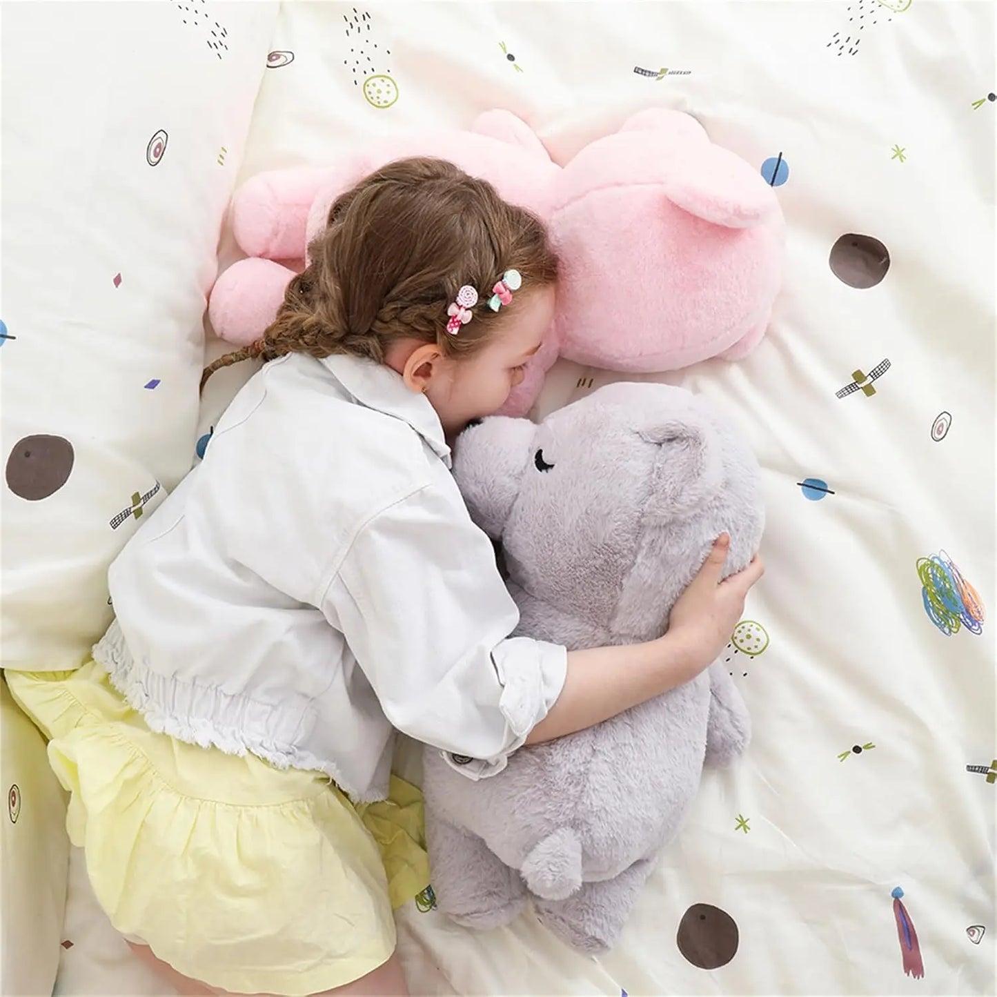 Tezituor 20" Big Teddy Bear Stuffed Animals, Soft Koala Bear Plush Toy Hugging Baby Pillow for Kids, Gray