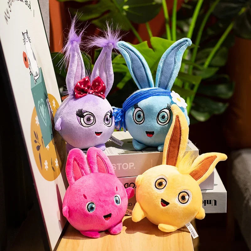 Sunny Bunnies Long Ears Cuddly Rabbits Plush Toy Colorful Cartoon Anime Figure Little Animal Stuffed Doll Children Birthday Gift