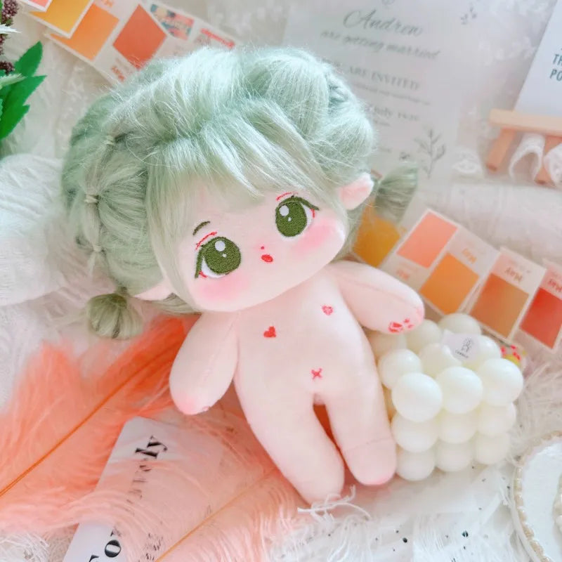 20cm IDol Doll Plush Cotton Star Dolls Kawaii Stuffed Baby Plushies No Attributes Dolls Toys Fans Collection Children Gifts