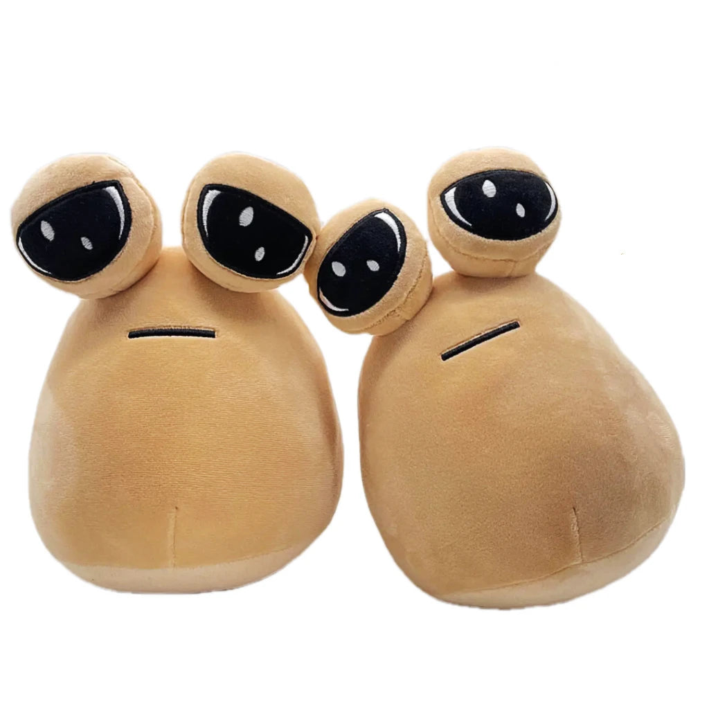 21CM Alien Pou Plush Toy, Furtiburb Emotional Alien Plush Toy, Alien Pou Plush, Big Eyed Sadness Do You Understand