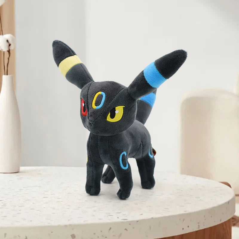 9 Styles Pokemon Umbreon Kawaii Soft Plush Toys Cute Anime Standing Shiny Umbreon Stuffed Animals Peluche Dolls Birthday Gifts