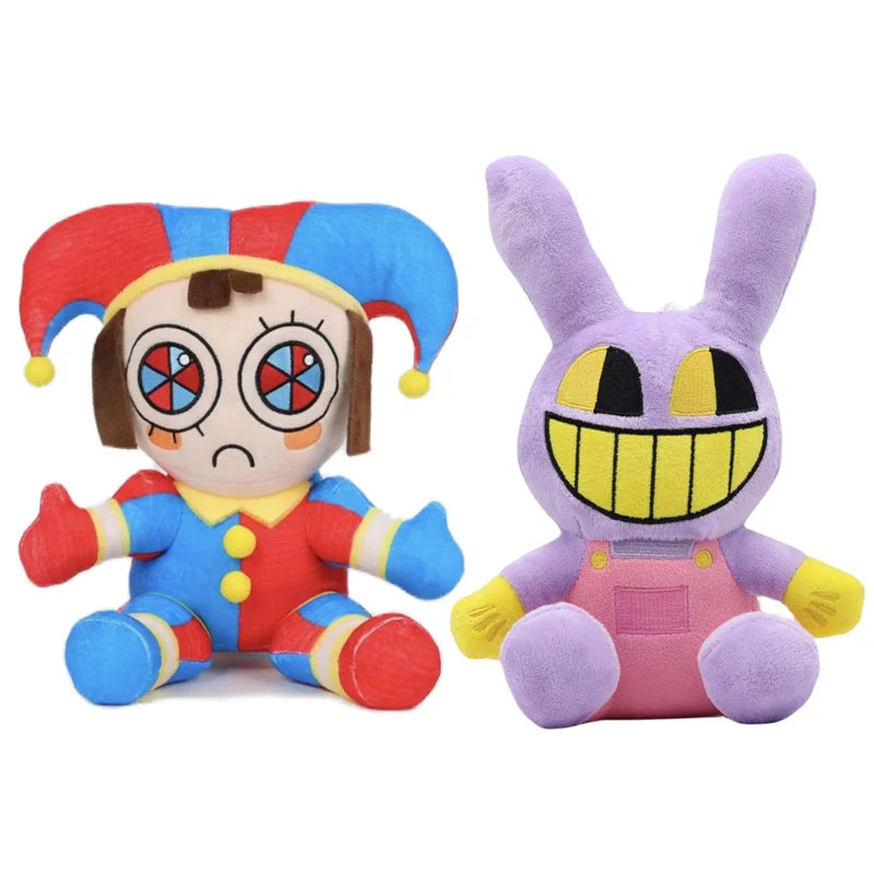 The Amazing Digital Circus Plush Toy Pomni and Jax Plushie Dolls Cute Stuffed Animal Toys Birthday Gift