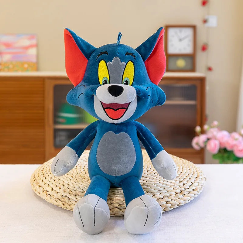 Tom And Jerry Plush Toy Cartoon Movie Cat Tuffy Nibbles Mouse Plushies Stuffed Animals Soap Action Figure Studio Doll Toys