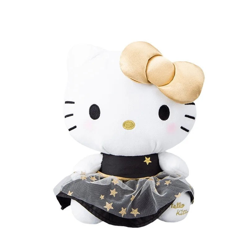 22-35cm Hello Kitty Anime Cute Stuffed Toys Sanrio KT Cat Plushier Soft Pillow Birthday Gifts For Girls Kawaii Pendant Dolls