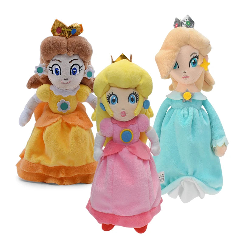 18 Styles Mario Plush Toys Peach Princess Daisy Rosalina Pauline Toadette Anime Figure Cartoon Stuffed Peluches Birthday Gift