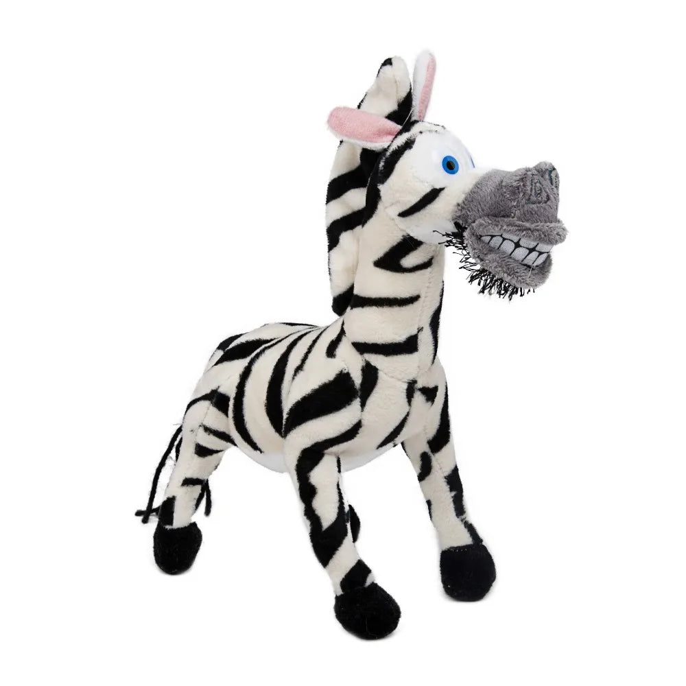 Madagascar Plush Penguin Animals Toys,Lion Alex Zebra Marty Giraffe Melman Hippopotamus Gloria Pelucia Brinquedo Juguete 20-30cm