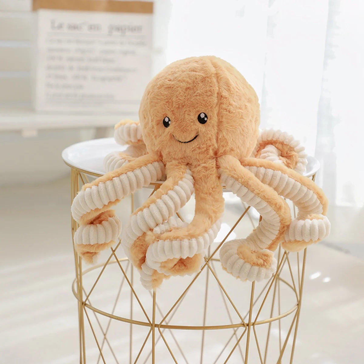 18-80CM Colorful Octopus Plush Toys Soft Stuffed Cartoon Animals Doll Cute Backpack Pendant Pillow Kids Christmas Birthday Gifts