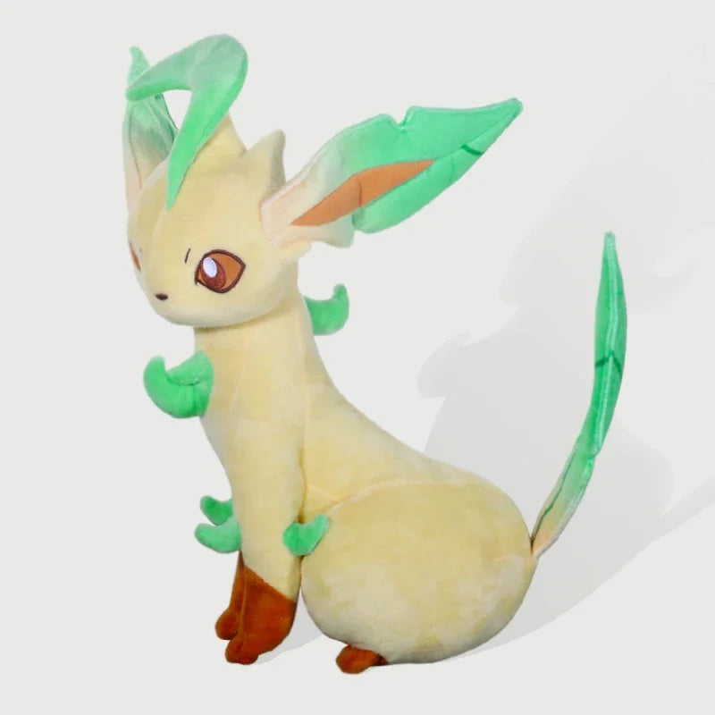 32CM Pokemon Kawaii Leafeon Anime Plush Toy High Quality Stuffed Animal Plushie Soft peluche Doll Kid Birthday Christmas gifts