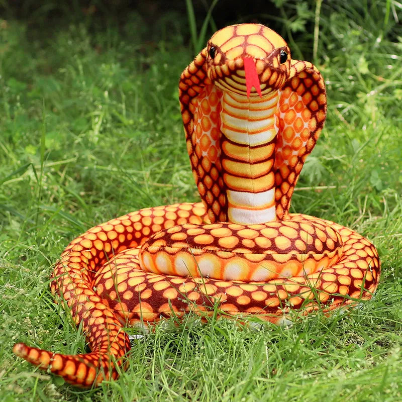 200/300CM 3D Simulation Cobra Snake Toy, Little Snake Animal Plush Toys, Children Toys, Home Decor Birthday Tricky Prank Gifts