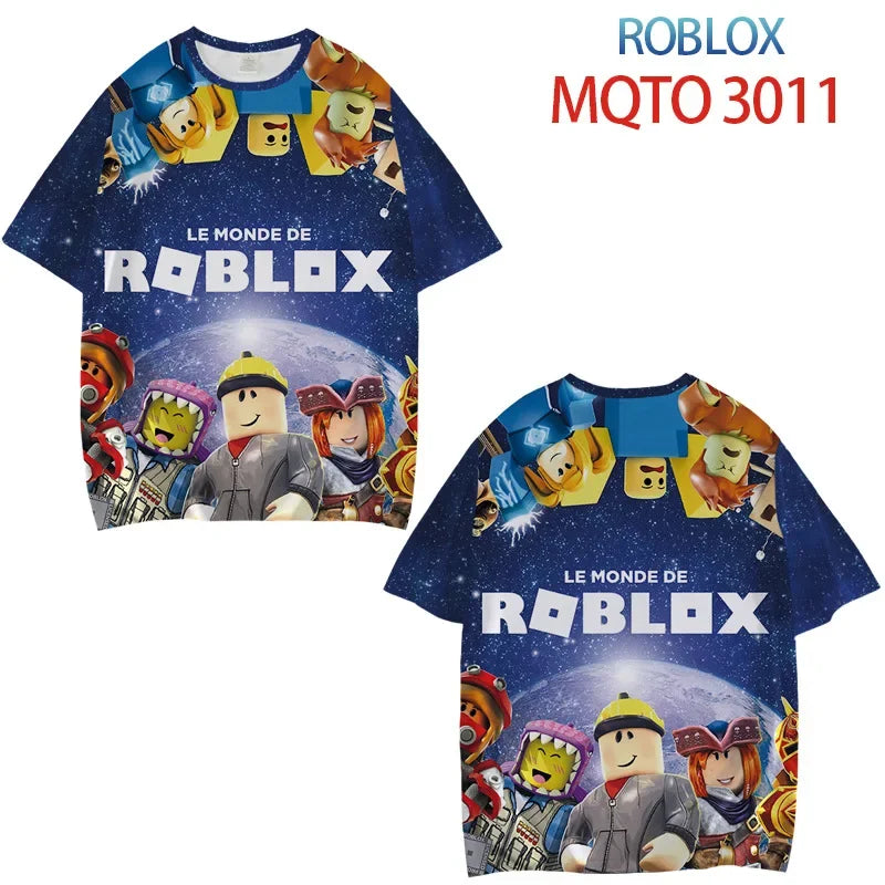 ROBLOX Children's Clothing Cat Ear Hooded Digital Printed Hooded Sweatshirt for Children Tiny Cottons Kids Winter 2024 Fantasy