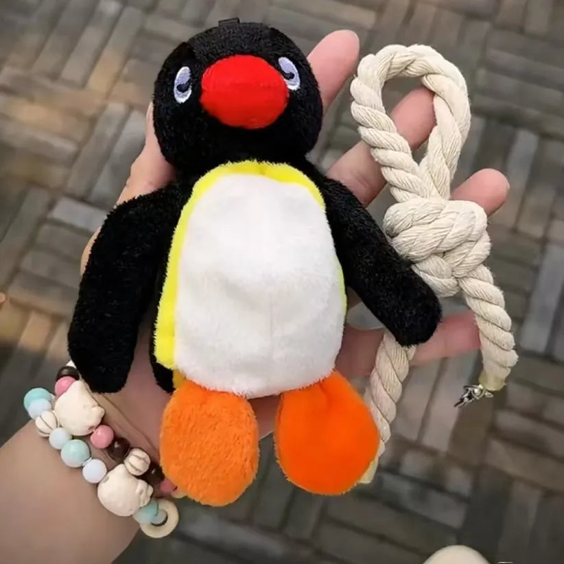 16cm Lovely Penguin Plush Keychain Cute Penguin Doll Backpack Pendant Creative Animal Doll Keychain Girls Women Bag Accessories