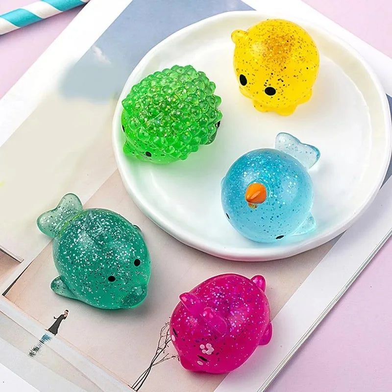 Kawaii Animal Soft Cute Fun Sensory Antistress Squeeze Toys