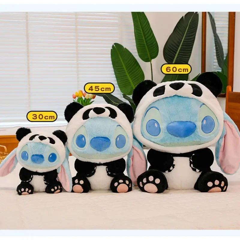 30/45cm Disney Cartoon Stitch Angel Cos Panda Pig Plush Doll Anime Toys Lilo & Stitch Plush Stuffed Toy Children Birthday Gifts