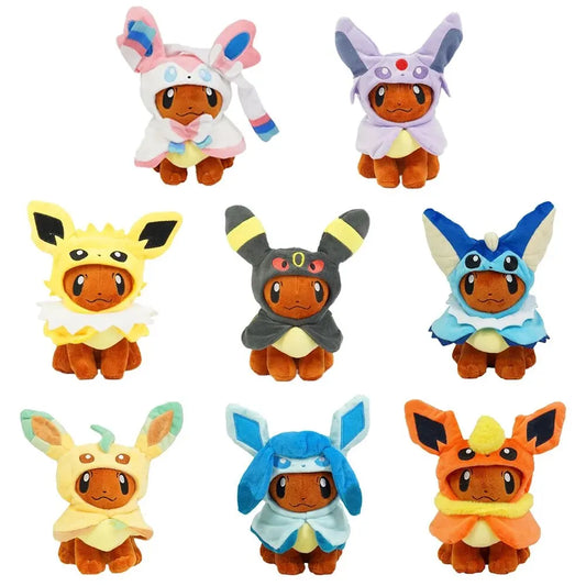 Eevee Cos Umbreon Espeon Jolteon Flareon Glaceon Vaporeon Sylveon Leafeon Plush Toy Stuffed Soft Cartoons All Star Collection