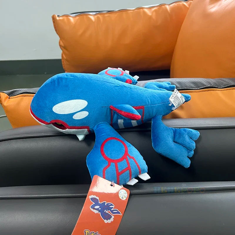 30cm Original Legendary Pokemon Plush Kyogre Soft Anime Dolls Throw Pillow Stuffed Animal Birthday Gift for Kids