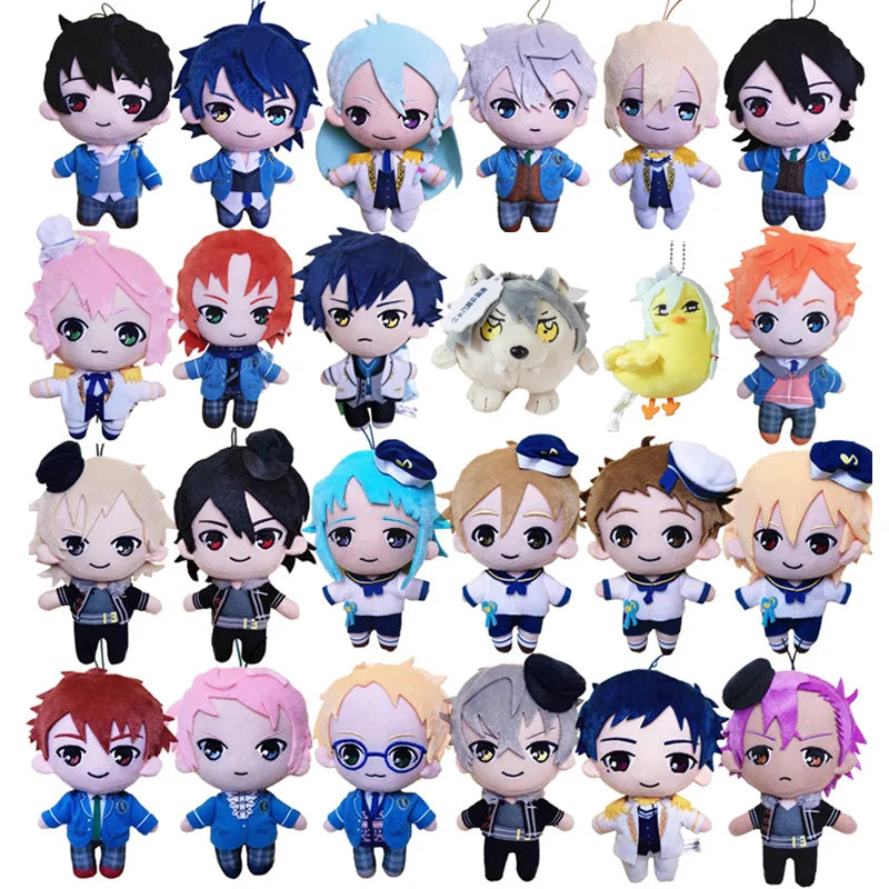 24 Style 10-15cm Ensemble Stars Doll Sakuma Ritsu Sena Izumi Mika Kagehira Stuffed Dolls Kawaii Sakuma Plush Toy Gift for Kid