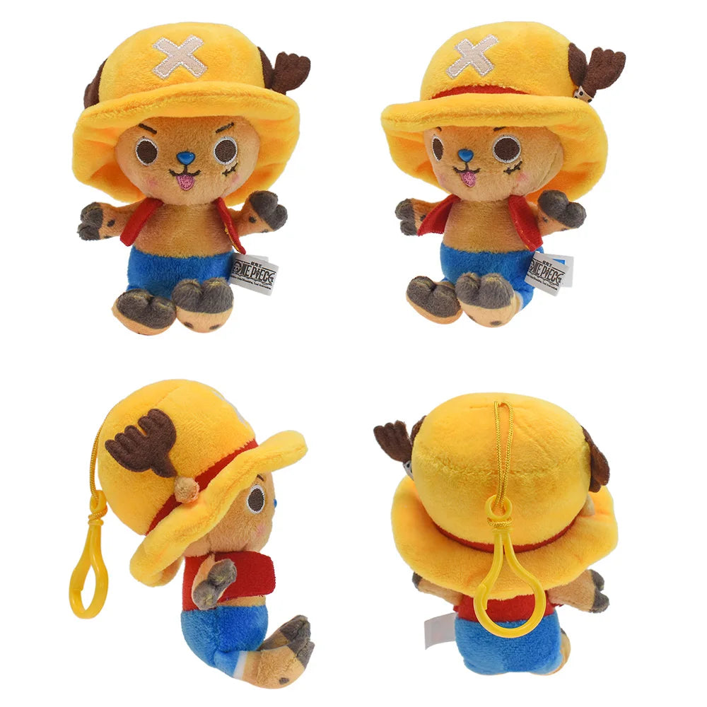 41Styles One Piece Kawaii Luffy Roronoa Zoro Tony Tony Chopper Laboon Merry Plush Toy Anime Stuffed Doll Keychain Christmas Gift