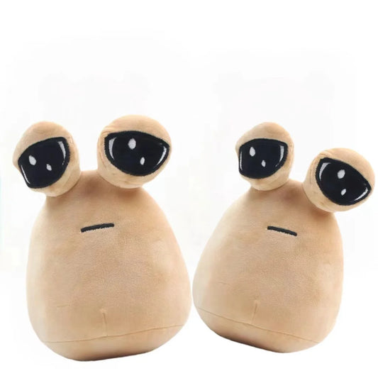 21CM 1/6PCS Hot Game My Pet Alien Pou Plush Toy Furdiburb Emotion Alien Plushie Stuffed Animal Pou Doll 22cm