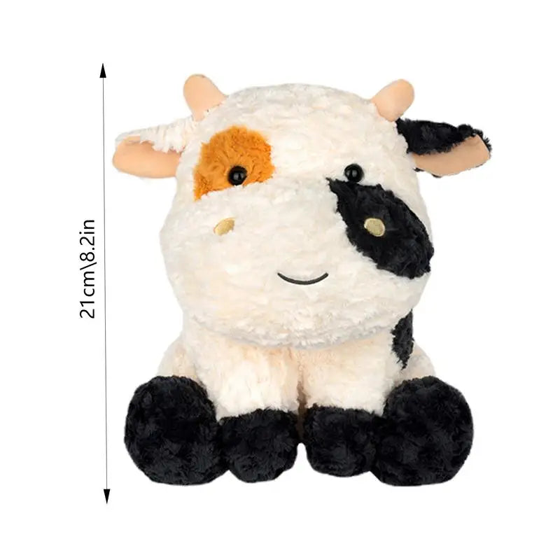 Stuffed Toys For Kids Cute Cow Stuffed Animal Plush Toys Kids Pillow Cartoon Realistic Room Decor For Kids & Girls