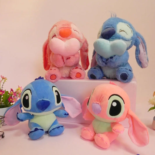 30cm Lovely Lilo & Stitch Plush Doll Toys Kawaii Disney Stitch Angel Stuffed peluche Dolls Children's Birthday Gift Decoration