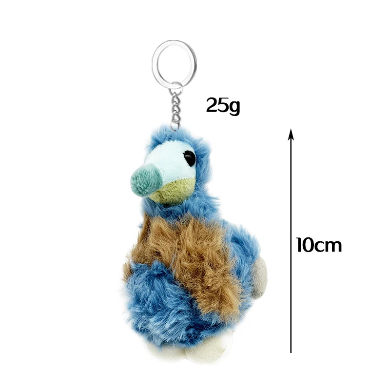 TreasuringU New Dodo Plush Toys Cute Animal Birds Stuffed Doll Dodo Keychain Bag Pendant Children's Doll Birthday Gifts