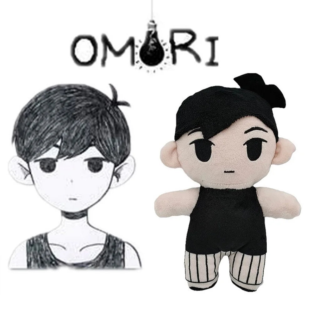 Omori Plush Doll Cartoon Stuffed Pillow Toy Plushies Figure Cute Gifts Omori Cosplay Props Merch Game OMORI Sunny Plush Toys