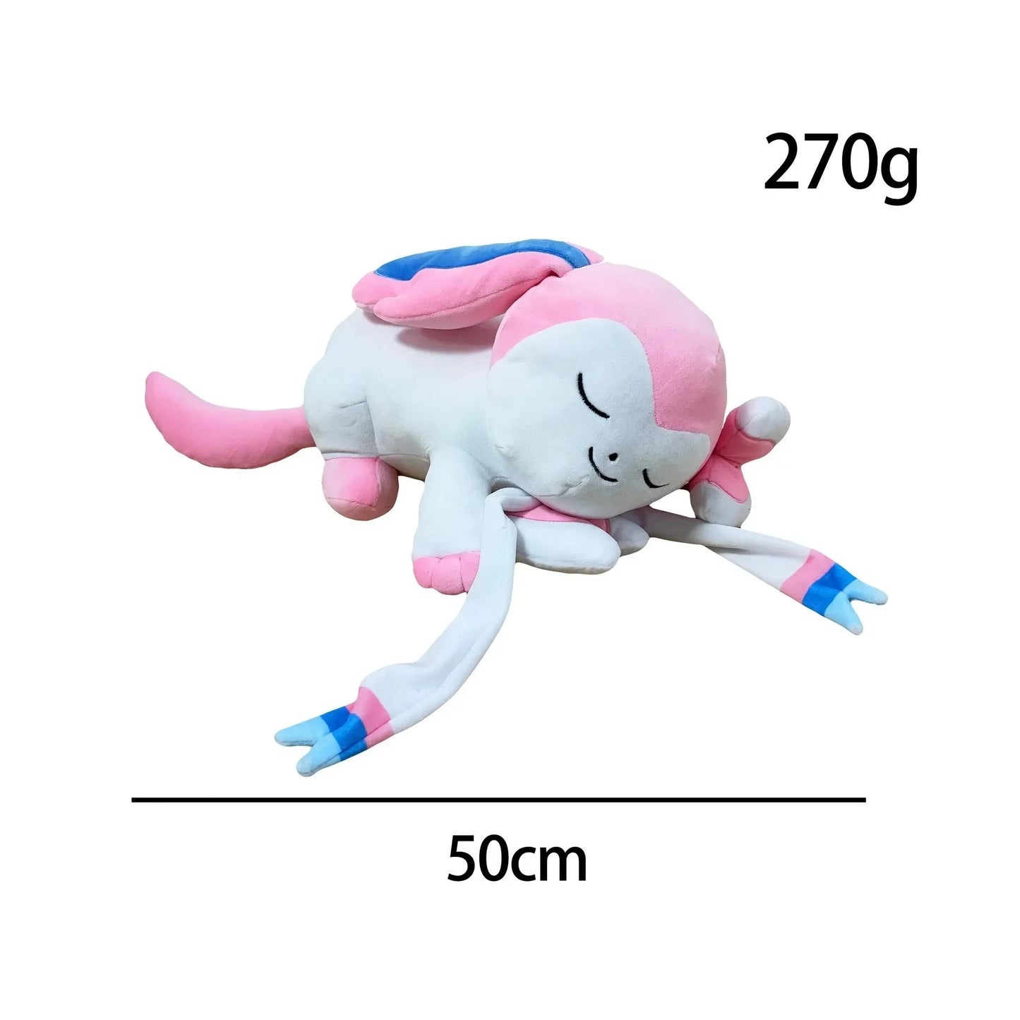 Pokemon Sleepy Furret Plush Pink Sentret Stuffed Doll Kawaii Anime Room Decor Office Nap Pillow Toys Hobbies Gifts Xmas Present