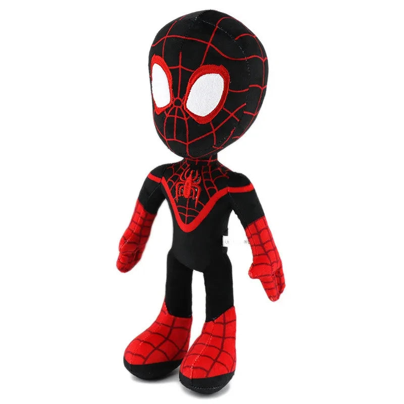 32CM Anime Avengers Spiderman Plush Toys Into the Spider-Verse Gwen Peter Parker Noir Dolls Soft Stuffed Toy For Kids Gift